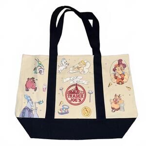 Trader Joe's Disney Hercules Themed Canvas Tote Bag